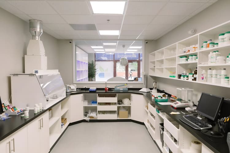 Pharmacist talking to a patient